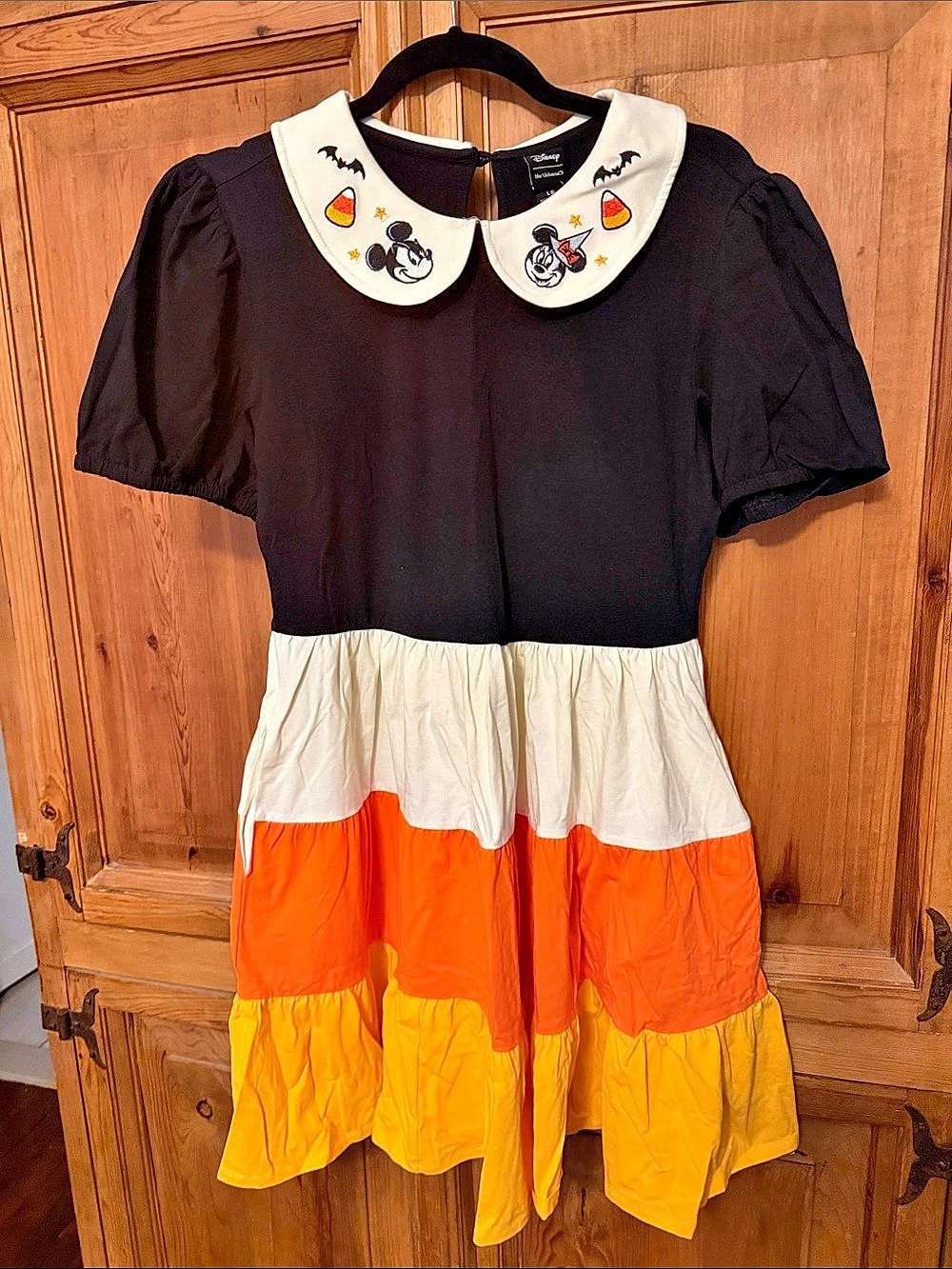 NWT Disney Mickey & Minnie Halloween Dress Halloween Mini Dress. Size Large